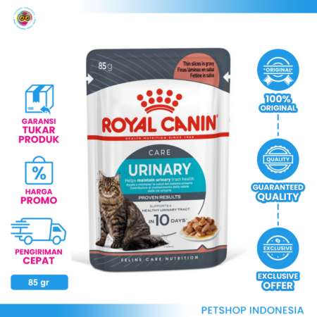 Royal Canin Urinary Care Pouch 1 Dus Isi 12 Pcs – Makanan Basah Kucing