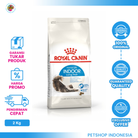 Royal Canin Indoor Long Hair 2 kg – Makanan Kucing