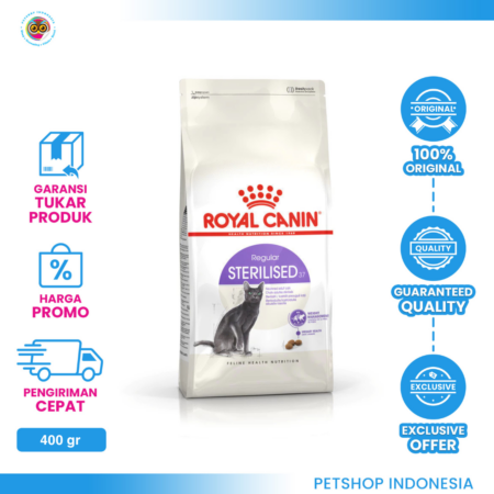 Royal Canin Sterilised 37 400 gr – Makanan Kucing