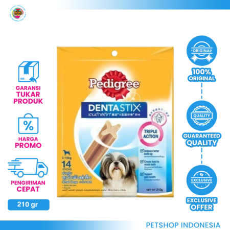 Denta Stick Regular Small 210Gr _ Camilan Anjing _ Dog Snack.