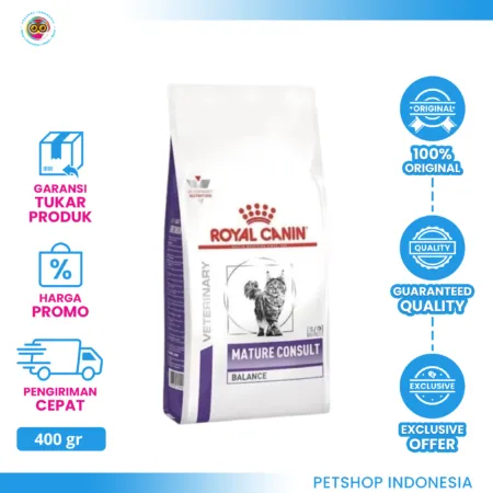Royal Canin Mature Consult Balance 400 gr – Makanan Kucing Senior