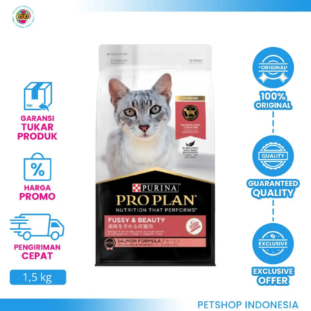 Pro Plan Fussy & Beauty Formula Salmon 1.5kg