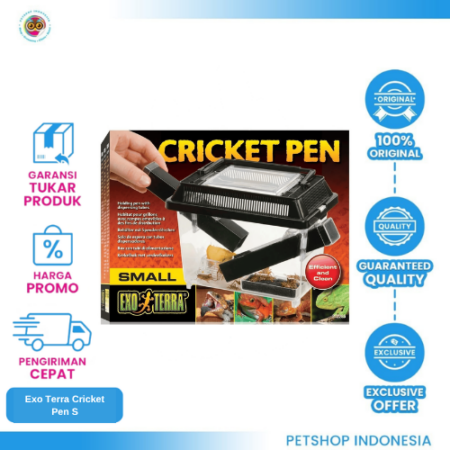 Exo Terra Cricket Pen Small – Wadah Jangkrik Praktis dan Higienis