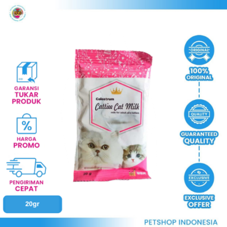 Cattiee Cat Milk Colostrum 1 Sachet 20gr - Susu Kucing