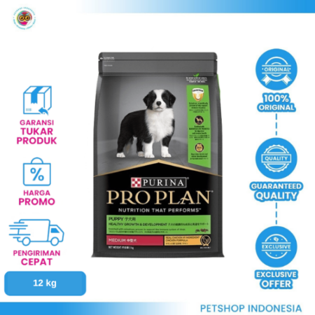 KHUSUS GOSEND Pro Plan Medium Puppy 15 kg - Makanan Anak Anjing