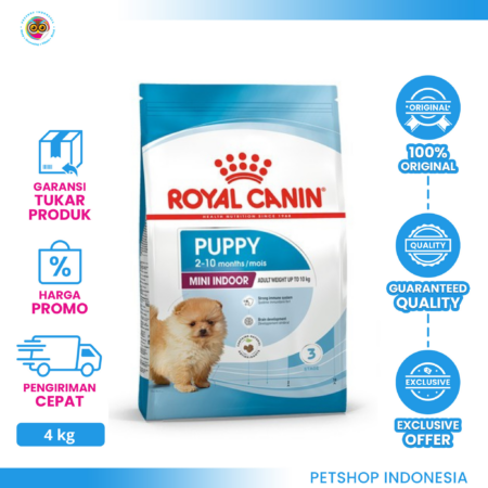 Royal Canin Mini Indoor Puppy 1,5 kg – Makanan Anak Anjing Rumahan