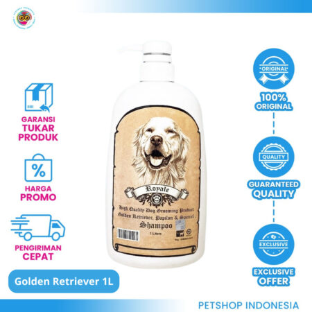 Shampoo Dog Royale Golden Retriever 1 L – Sampo Khusus untuk Golden yang Menjaga Kilau Alami