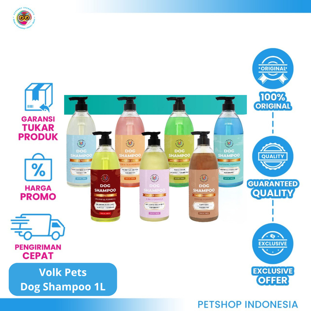 sg-11134201-820og-mns0x5thze9wc5 Volk Pets Dog Shampoo 1 L - Sampo Anjing