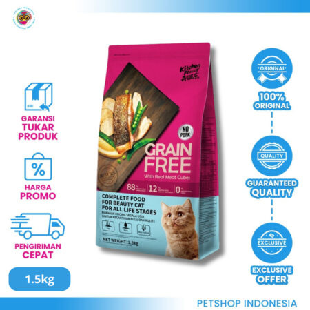 Kitchen Flavour All Life Stages 1,5kg - Makanan Kucing Kering