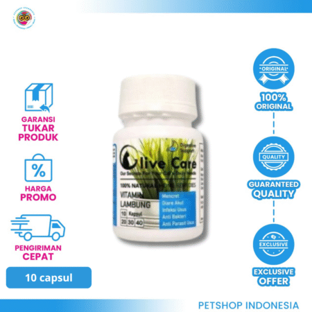 Olive Care Blue Vit Pencernaan 10 Kapsul – Dukung Sistem Pencernaan Kucing Sehat