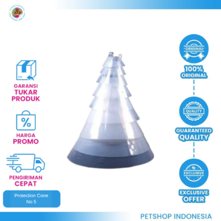Pet Protection Cone Mody No.5 – Kerah Pelindung Hewan Peliharaan