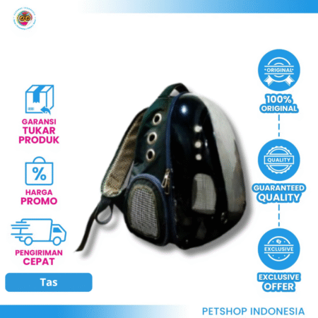 Tas Astronot Transparant (Black)