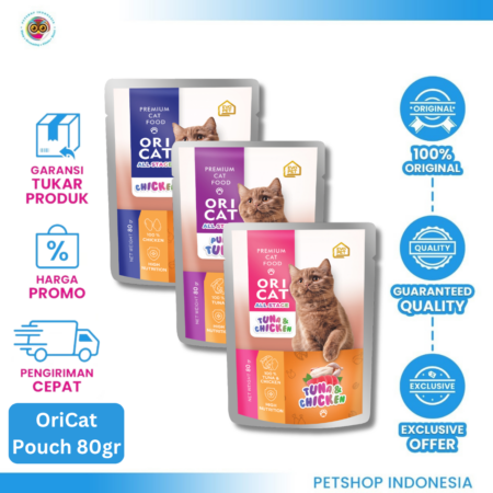 Ori Cat Pouch 80gr - Makanan Basah Kucing