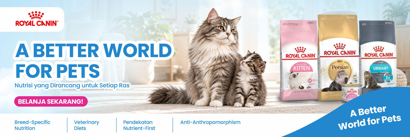 Royal Canin makanan kucing dan anjing di Petshop Indonesia