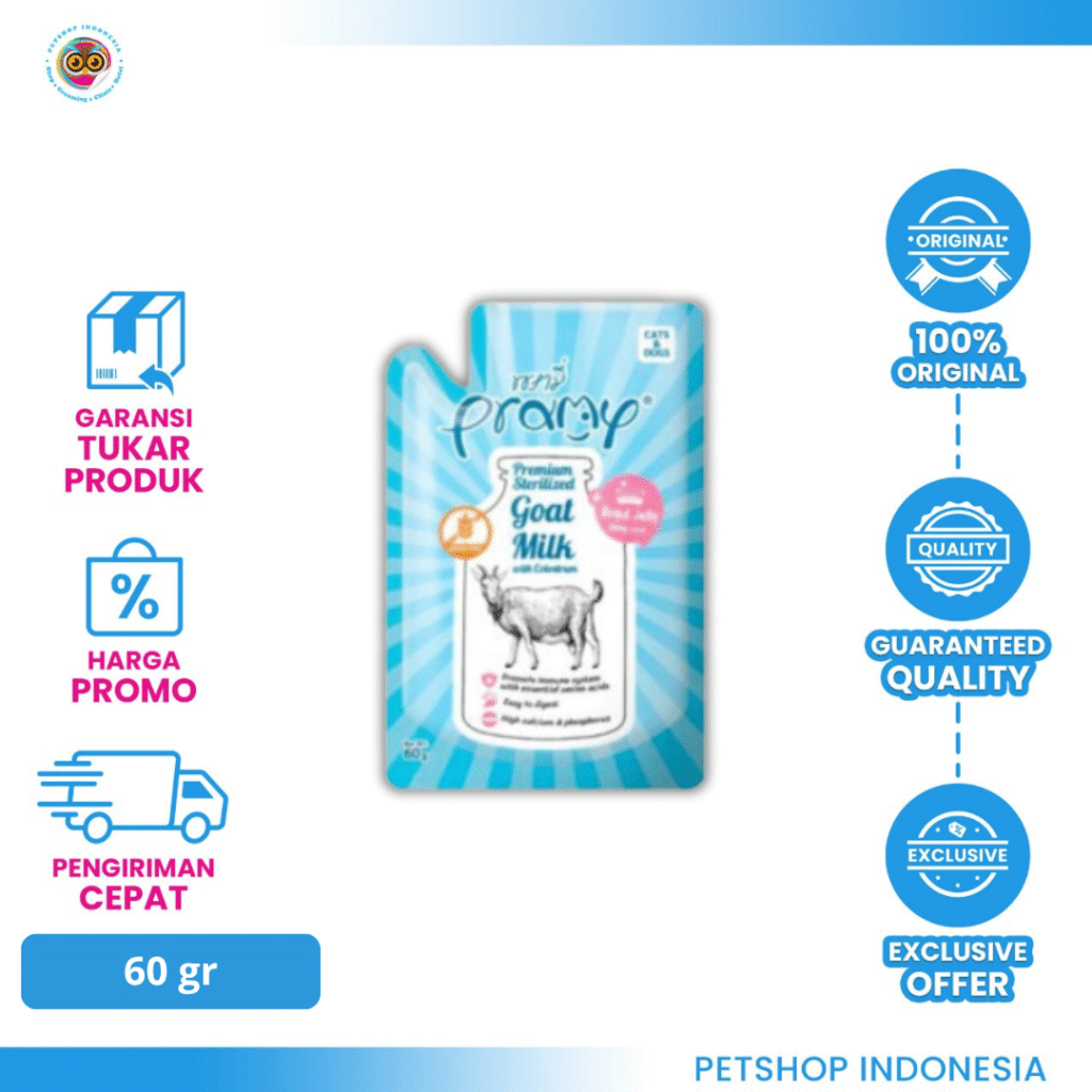 Produit Ramy Milk Jual PRAMY Premium Goat Milk Royal Jelly 60g di | Petshop Indonesia