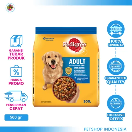 PEDIGREE Chicken and Veg 500 gr – Makanan Anjing Bergizi untuk Kesehatan Optimal