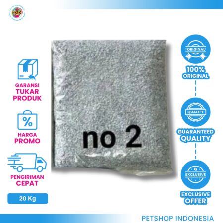 Pasir Zeolit 20kg All Size – Pasir Kucing Zeolit Ekonomis, Efektif, dan Ramah Lingkungan