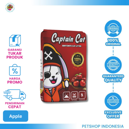 Captain Bent Cat Litter Apple 25L