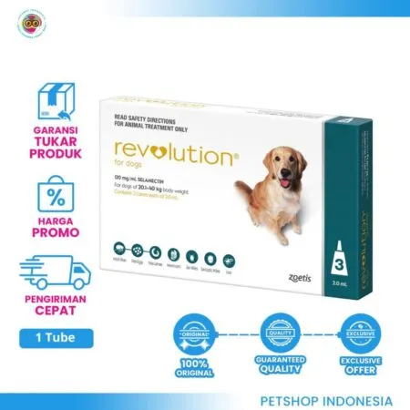 Revolution TEAL 240MG 12% 2ML – Obat Tetes Anti-Kutu Ampuh untuk Hewan Peliharaan