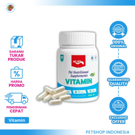 Mr.Vet Immunity 40c - Suplemen Nutrisi Hewan Peliharaan