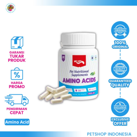 Mr.Vet Amino Acid 40c - Suplemen Nutrisi Hewan Peliharaan