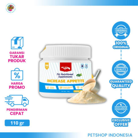 MR.VET Appetite Booster Plus – Suplemen Penambah Nafsu Makan Hewan Peliharaan