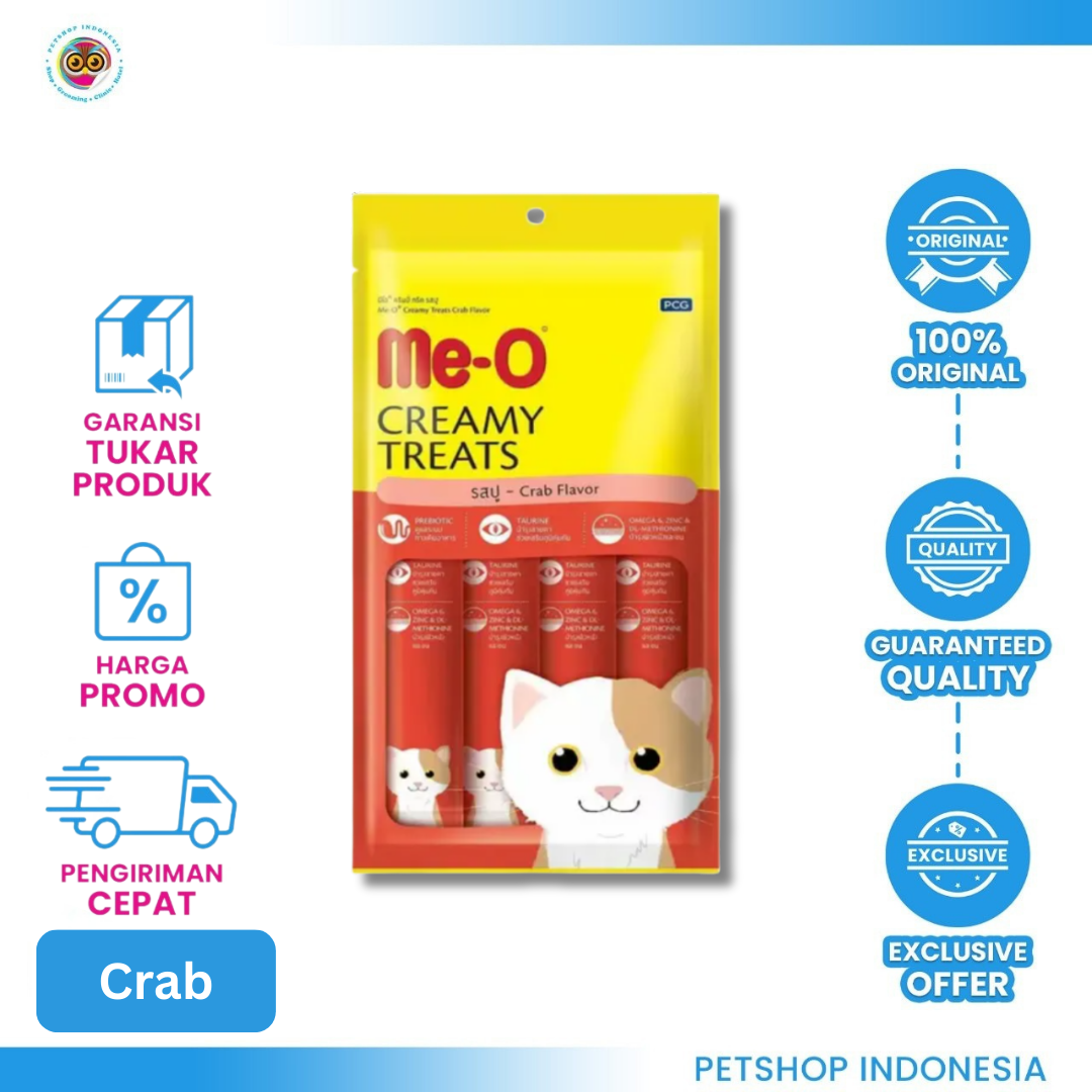 8850477013711_MEO CREAMY (CRAB) Me-O Creamy Liquid Snack Crab - Camilan Basah Premium
