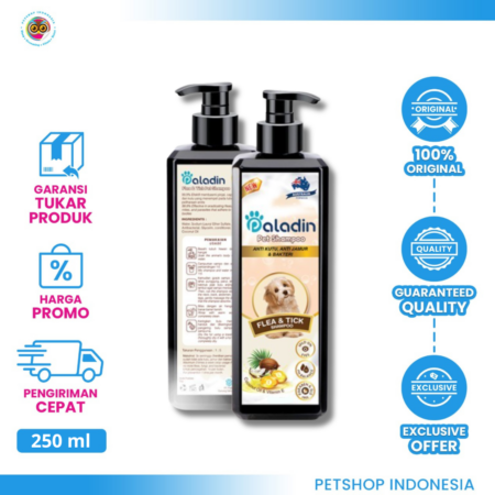Paladin Dog Shampoo Flea & Tick 250ml – Shampo Anjing Anti Kutu & Tungau