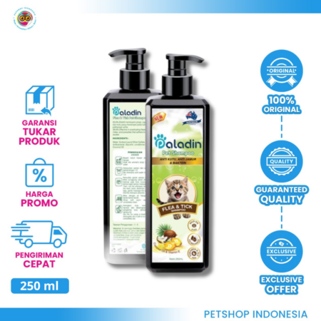 Paladin Cat Shampoo Flea & Tick 250ml – Shampo Kucing Anti Kutu & Tungau