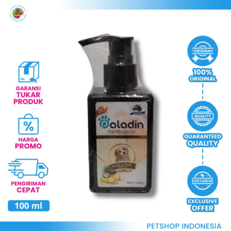 Paladin Dog Shampoo Flea & Tick 100ml – Shampo Anjing Anti Kutu & Tungau