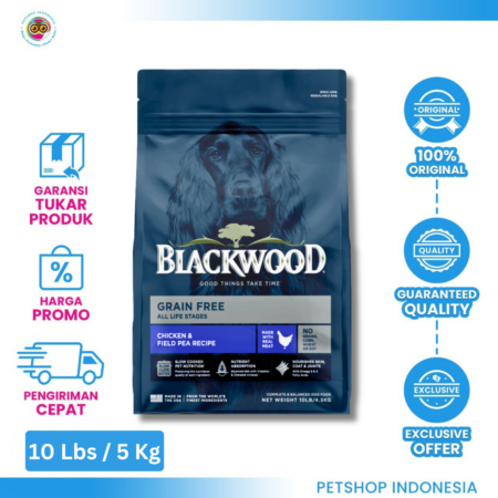 Blackwood Dog Grain Free Chicken 10lbs 4.5kg - Makanan Anjing All Life Stages Tanpa Gandum