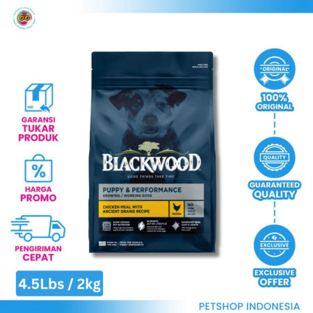 Blackwood Puppy Chicken 4.5lbs 2kg - Makanan Anak Anjing Premium Tinggi Protein