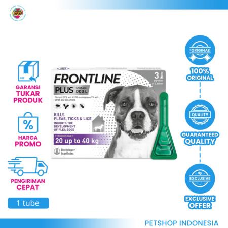 Frontline Plus Dog L 2.68ml (1 Tube) – Obat Tetes Kutu Anjing Besar