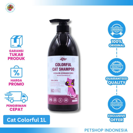 ORGO Cat Shampoo 1L Colorfull- Shampo Kucing