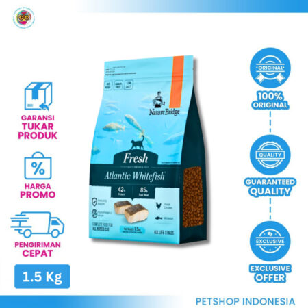 Nature Bridge Cat Food Atlantic 1.5Kg - Makanan Kering Kucing Semua Usia
