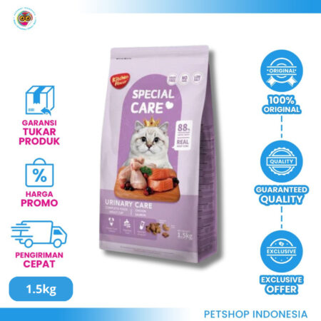Kitchen Flavor Urinary Care Special Care 1.5kg – Makan gangguan Saluran Kemih