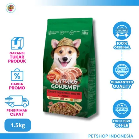 Kitchen Flavor Dog Lamb Small Breed Adult 1.5kg – Makanan Anjing Premium