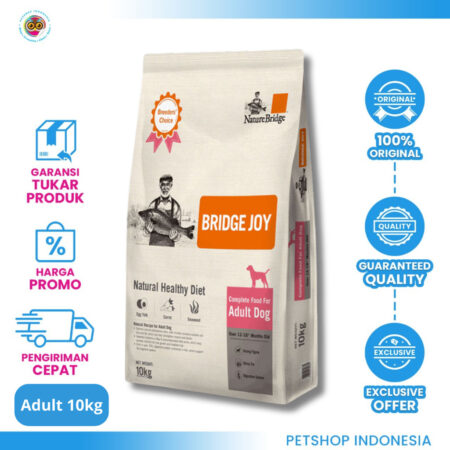 Nature Bridge Bridge Joy Adult 10Kg - Dog Food Premium Anjing Dewasa