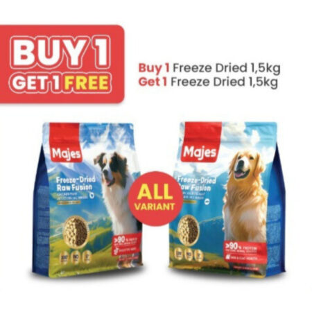 [PROMO] BUY 1 GET 1 FREE MAJES DOG FOOD FREEZE DRIED RAW 1.5KG