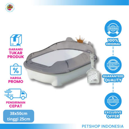 HAGEN & LOGAN CAT LITTER BOX #84 – Kotak Pasir Kucing Praktis dan Nyaman