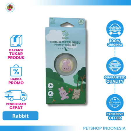 Nature's Dog & Cat Protect Neon Clip – Clip Anti Nyamuk untuk Anjing & Kucing