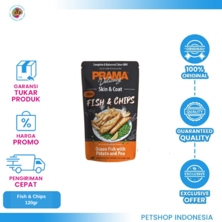 Prama F&C Pouch 120 gr - Snack Anjing