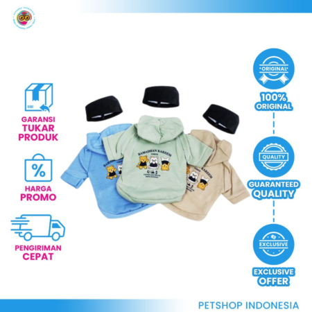 Koleksi Baju Kucing Lebaran BK Ramadhan Kareem Hoodie – Hangat, Stylish, dan Nyaman