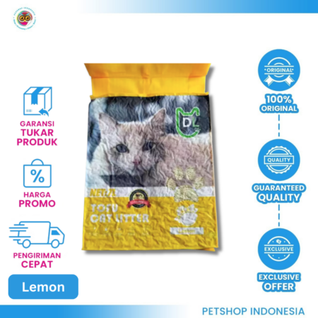 Pasir DL Tofu Aromatic Lemon 7L – Wangi Lemon