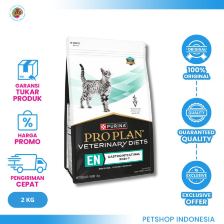 Pro Plan Vet Gastrointestinal Cat 2kg – Makanan Kucing untuk Gangguan Pencernaan