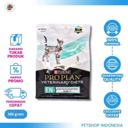 Pro Plan Vet Gastrointestinal Cat 500gr – Makanan Kucing untuk Gangguan Pencernaan