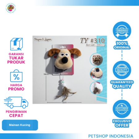 HAGEN & LOGAN TY #310 – Aksesoris/Mainan Hewan Boneka Anjing
