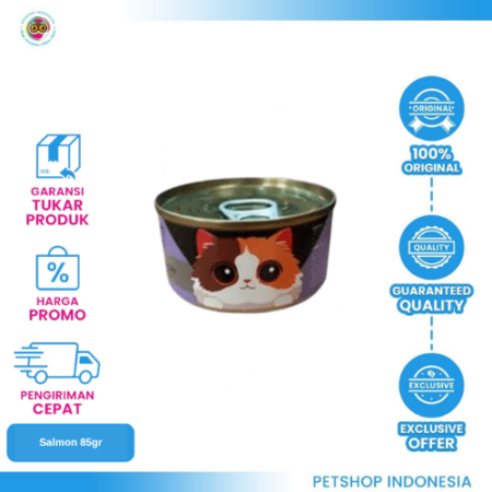 DIYOUKE CICI Cat Salmon 85gr – Makanan Basah Kucing Lezat & Bernutrisi
