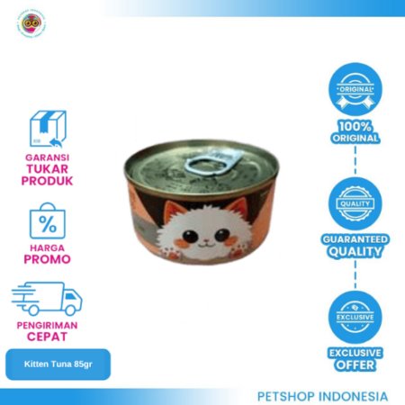 DIYOUKE CICI Cat Tuna Kitten 85gr – Makanan Basah Kucing Lezat & Bernutrisi