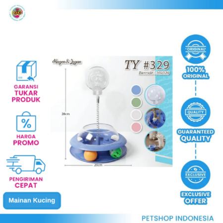 HAGEN & LOGAN INTERACT TOY FUR TY#329 – Mainan Hewan Peliharaan Interactive